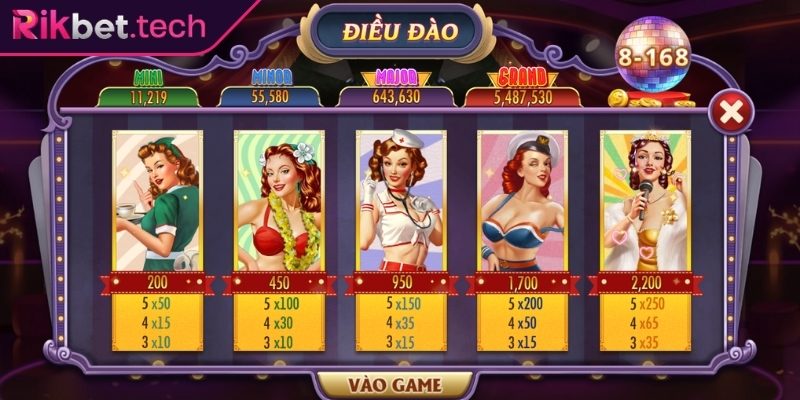 Khám phá không gian giải trí Night out Rikbet